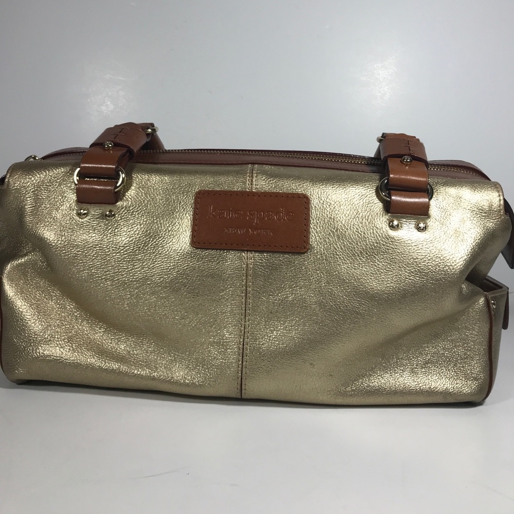 Kate Spade gold bag satchel